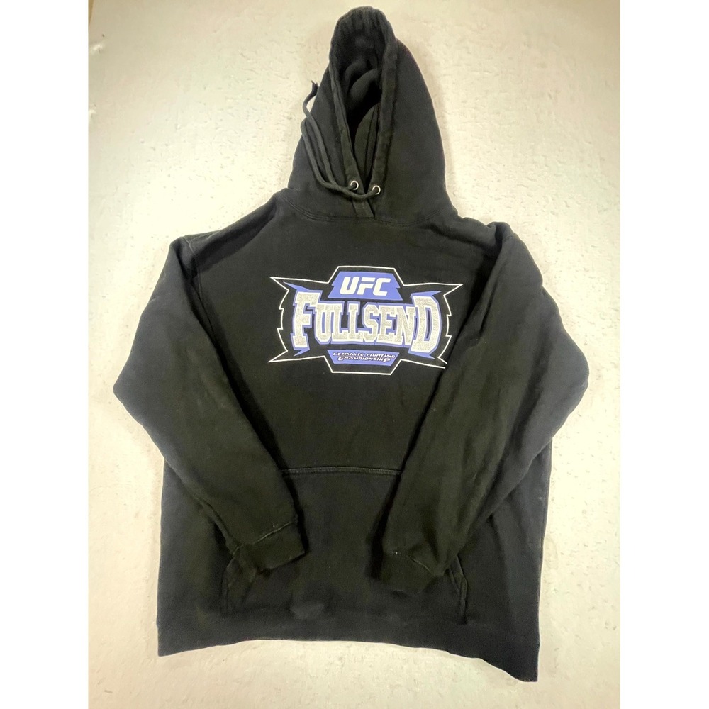 RARE Full‎ Send X UFC Collab Hoodie Ultimate Fighting Championship Mens M Black